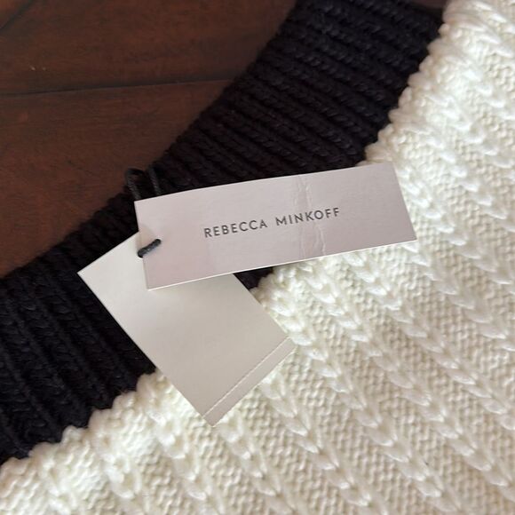 NWT Rebecca Minkoff Colorblock Rib Poncho - Picture 6 of 8